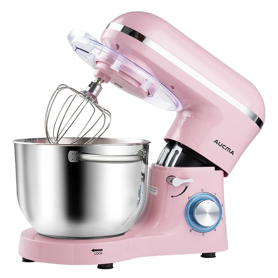 Amazon.com: Aucma Stand Mixer,6.5-QT 660W 6-Speed Tilt-Head